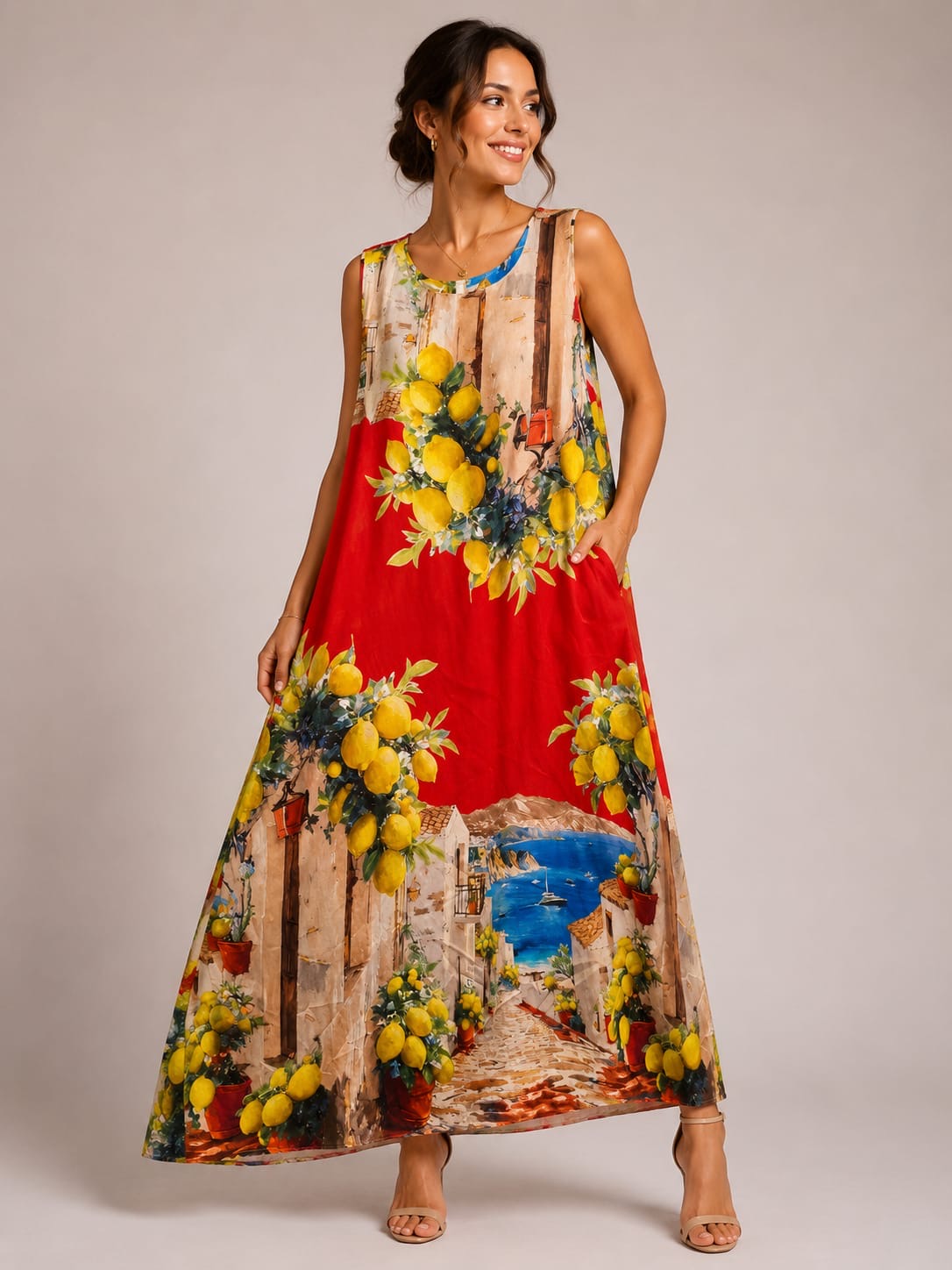 Patterned Summer Dress