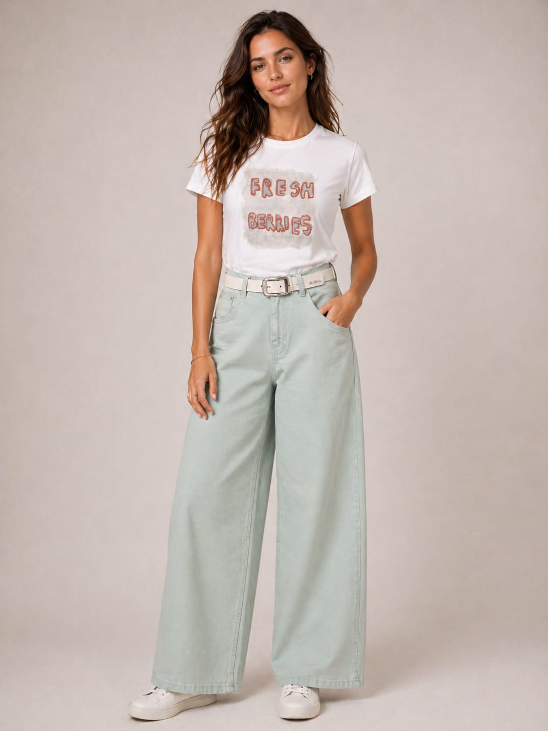 Sage Wide-Leg Denim Jean